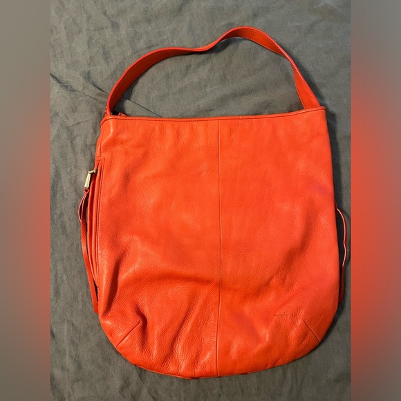 Christopher Kon — Salmon Leather Shoulder Bag - Picture 2 of 11